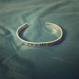 Dog person bracelet